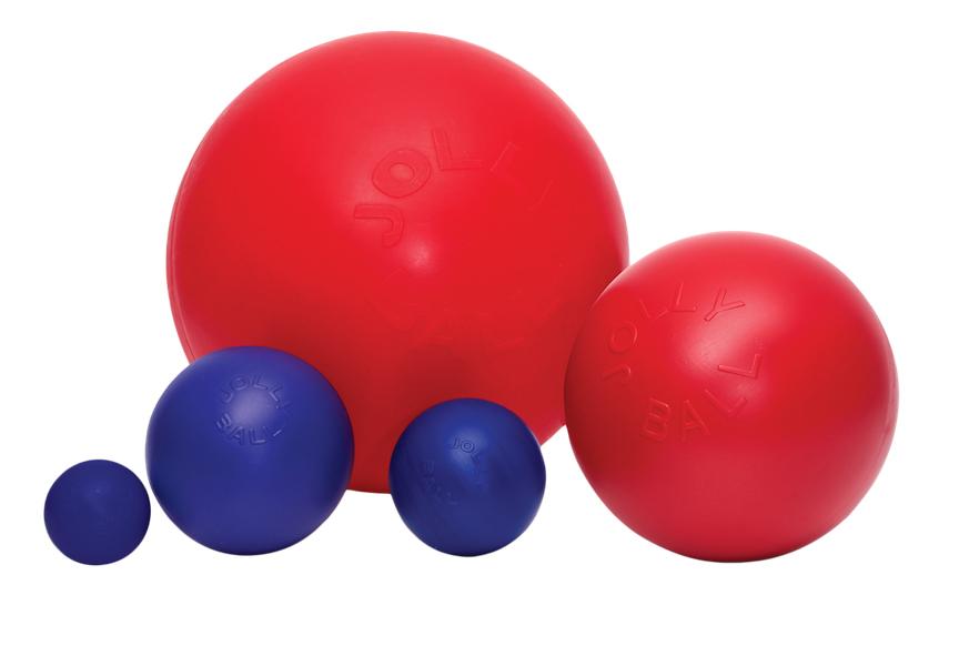 Nadrozmerná lopta Jolly Ball Push-n-Play Red 35 cm