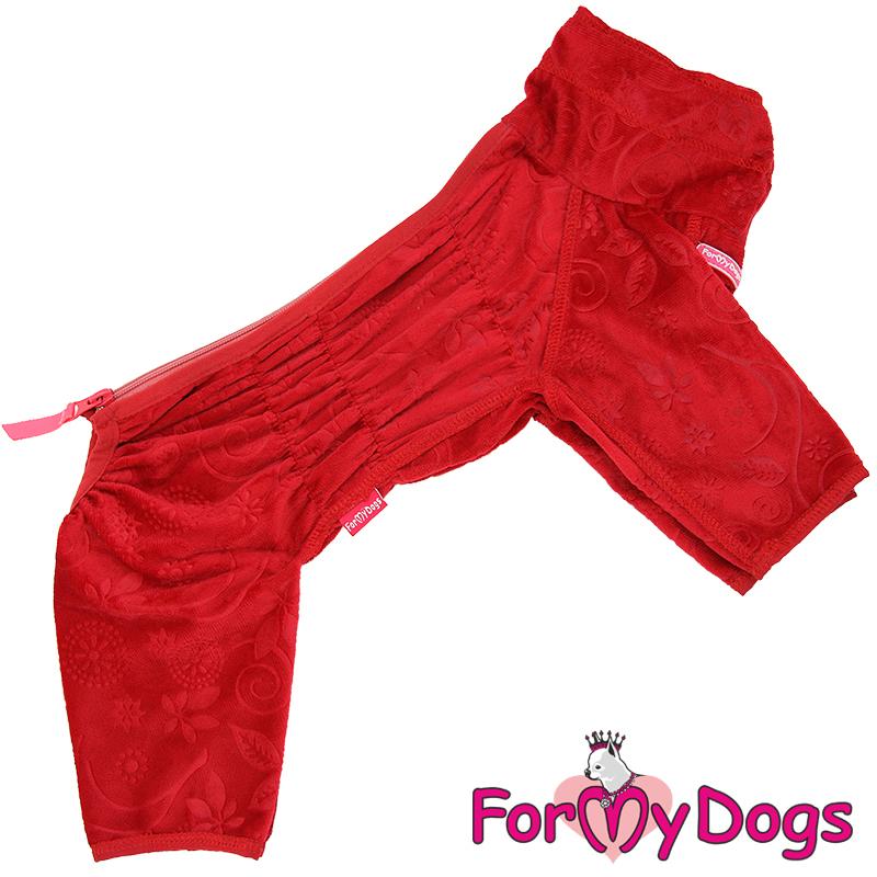 Overal VELOUR RED (pre fenky)