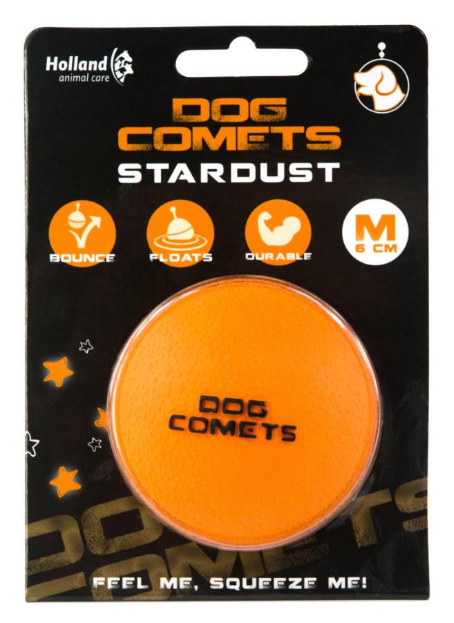 Loptička Dog Comets Ball Stardust Orange