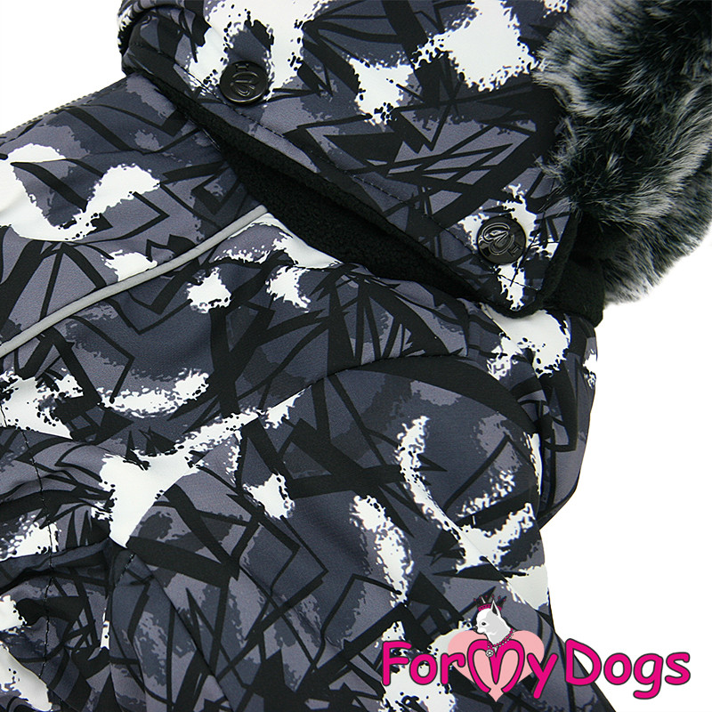 Zimný overal DARK GREY (pre psov) 10/XS 6