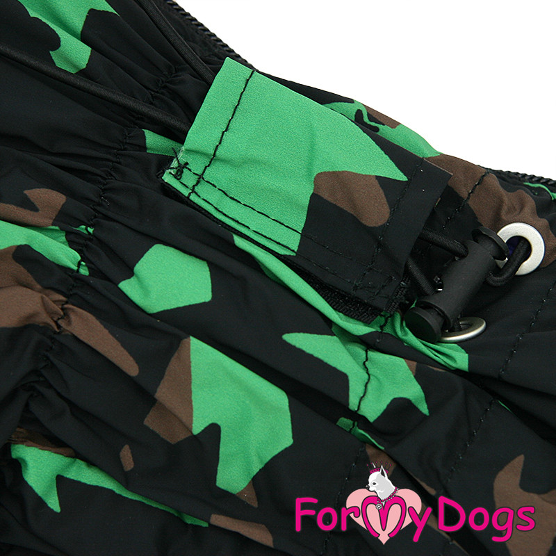 Zimný overal GREEN CAMO (pre psov) 18/XL 4