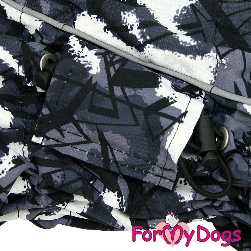 Zimný overal DARK GREY (pre psov) 10/XS 8