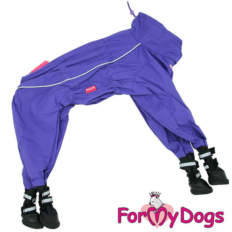 Pršiplášť PURPLE W/SHOES (pre fenky) 22/3XL