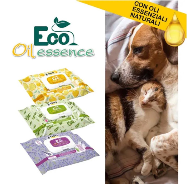 Vlhké vreckovky Oil Essence Ginger and Lemon 1