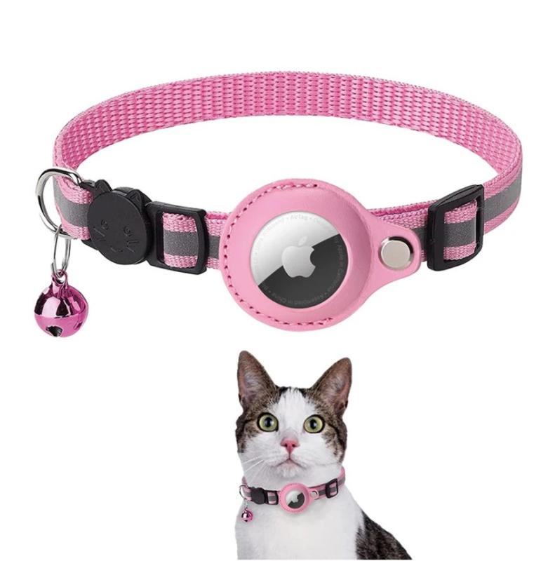 Obojok Cat airtag Pink