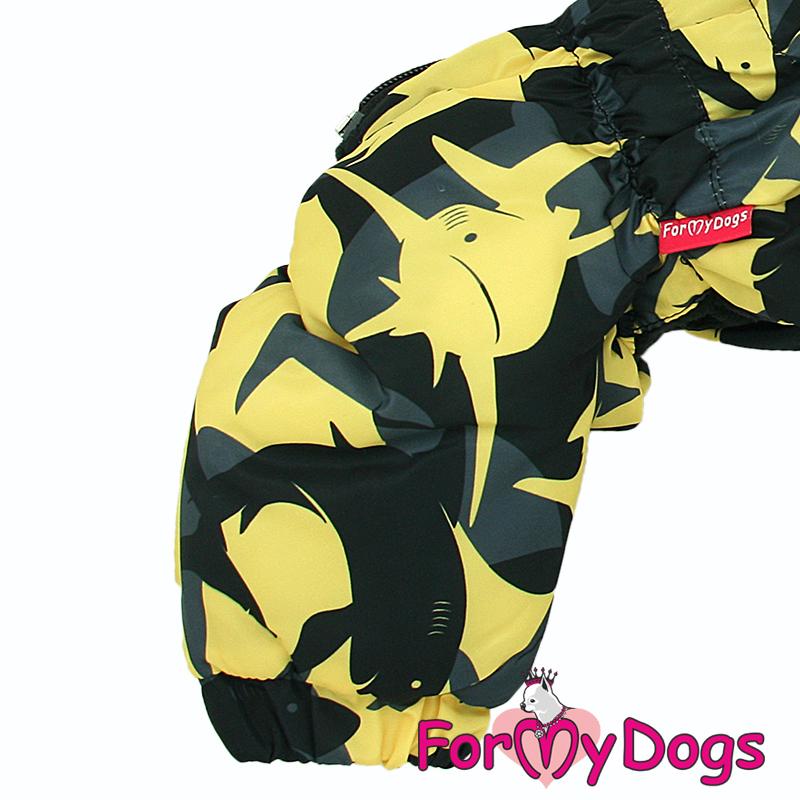Zimný overal YELLOW CAMOUFLAGE (pre psov) 12/S