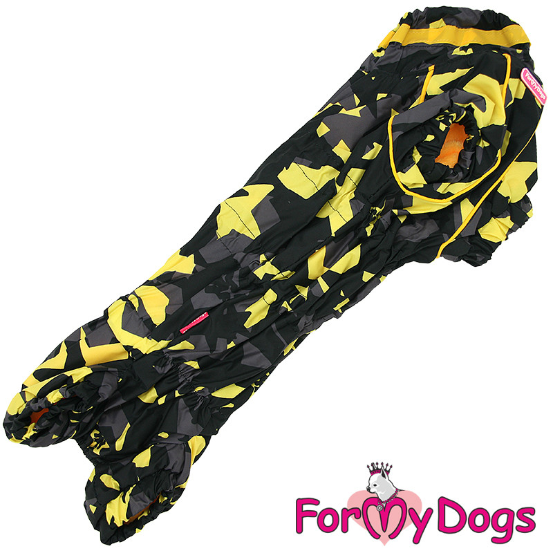 Zimný overal BLACK YELLOW (pre fenky) 2