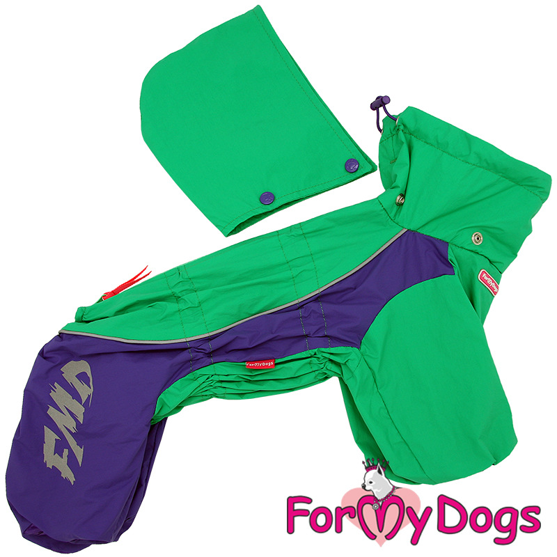 Pršiplášť GREEN/VIOLET (pre fenky) 2