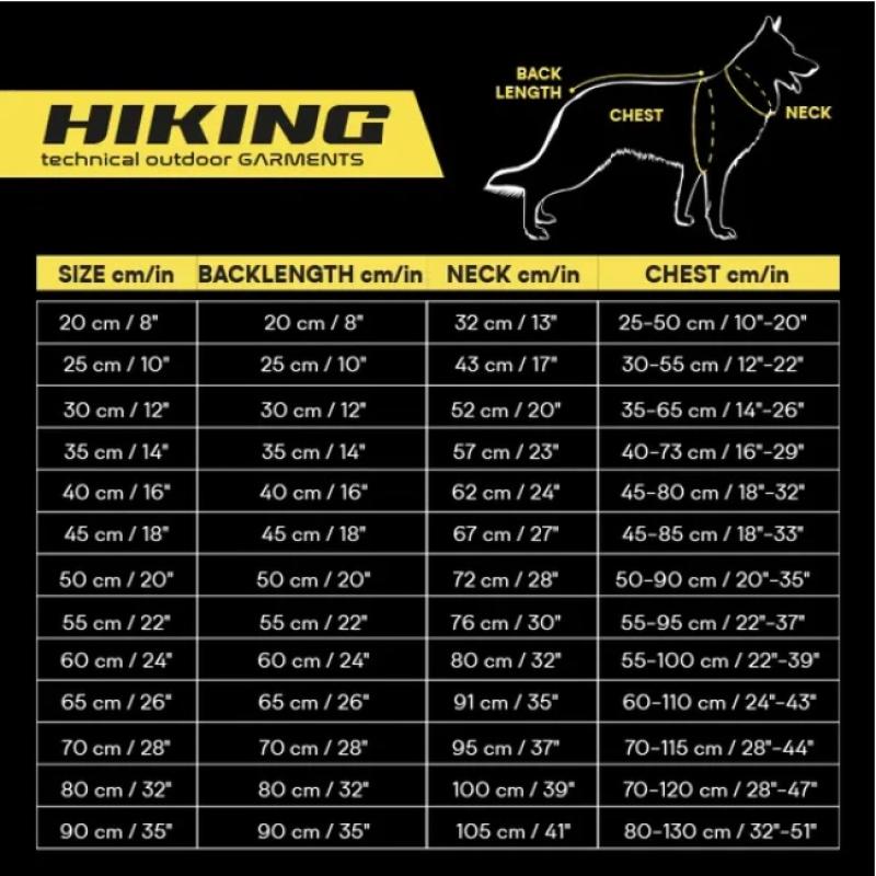 Pršiplášť Hiking Makalu Black 6XL 2