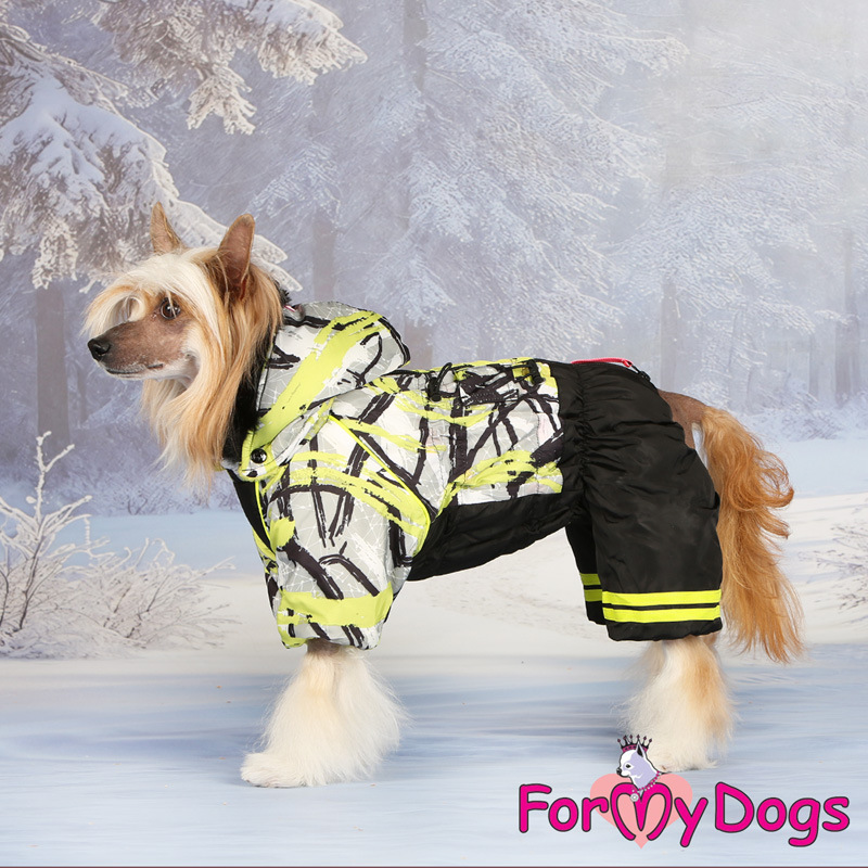 Zimný overal YELLOW PAINTS (pre psov) 14/M 2