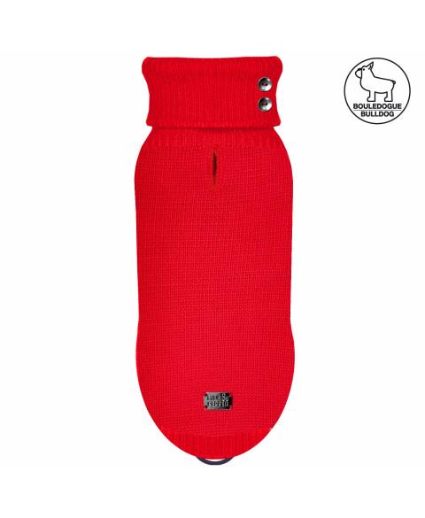 Sveter pre buldogov Helsinki Red 45L