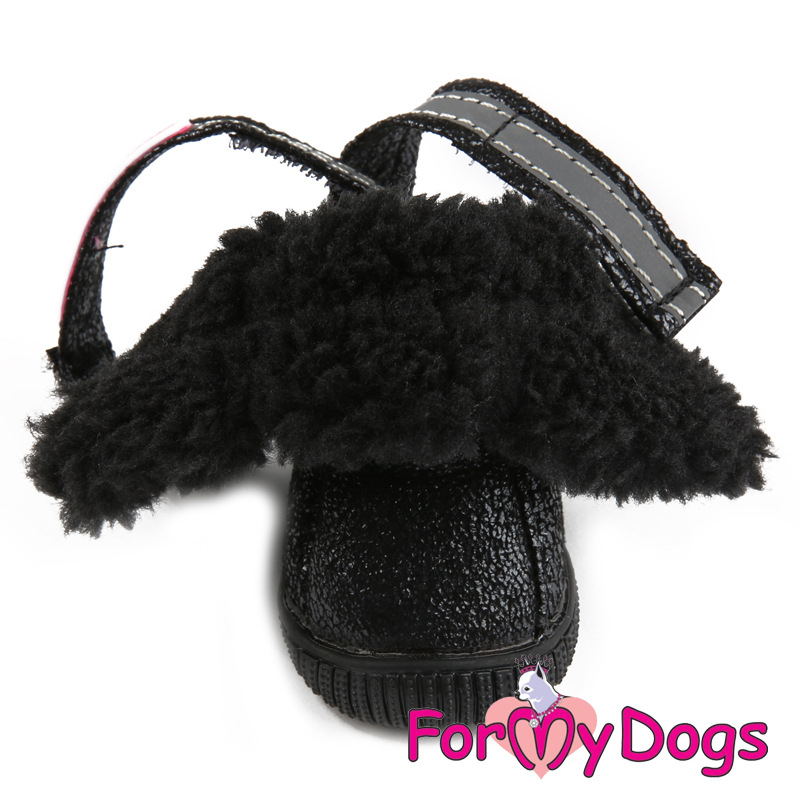 Topánky BLACK LEATHER LIKE 5 4