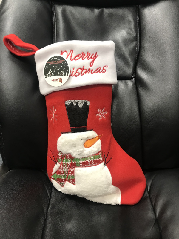 Plná vianočná pančucha Wooly Snowman Lilac Teddy 1