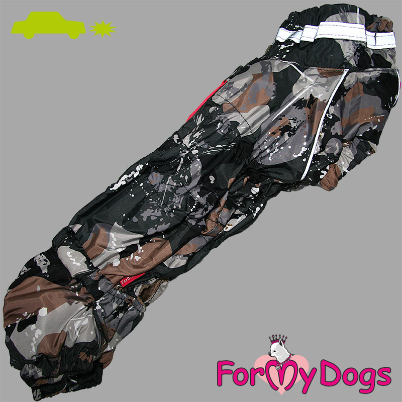 Zimný overal BLACK BROWN (pre psov) TC2 2