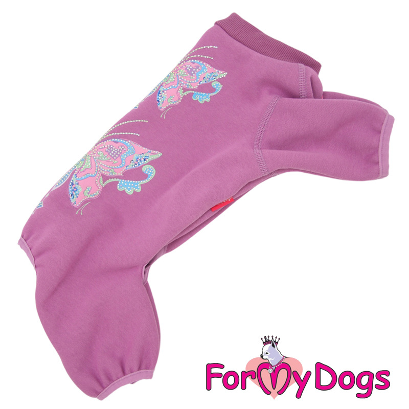 Pyžamo/overal BUTTERFLIES BURGUNDY 16/L 1