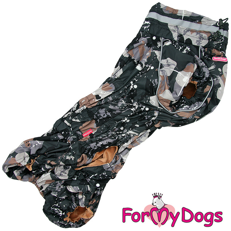 Zimný overal BLACK BROWN (pre psov) K43 3