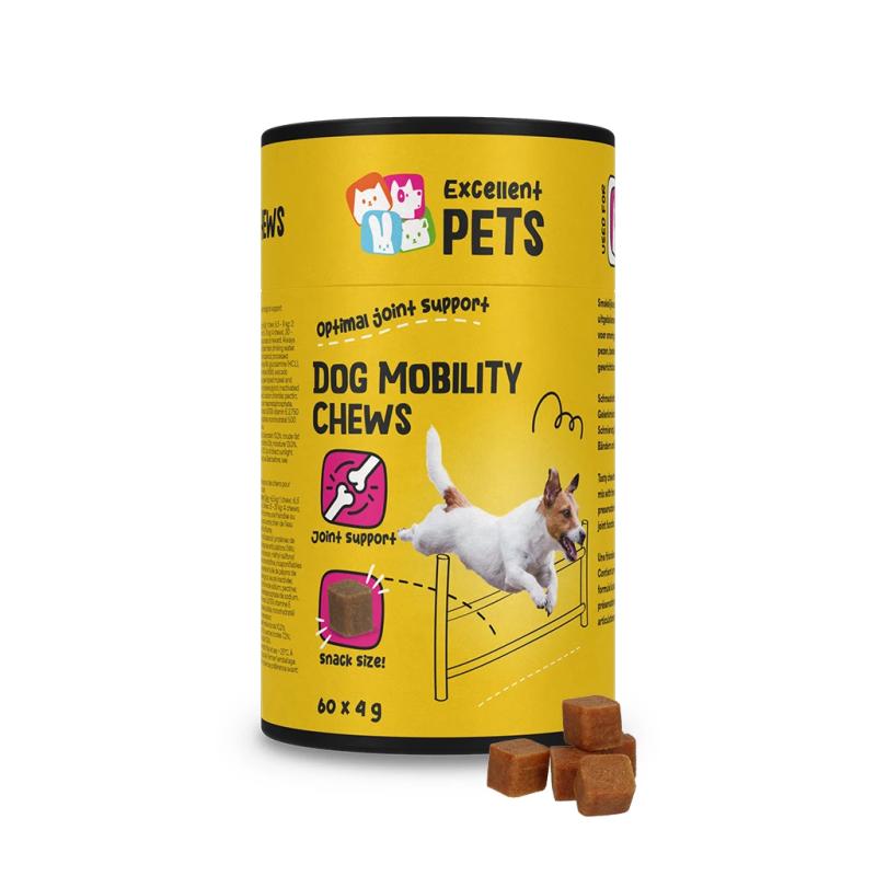 Výživový doplnok pre zdravé kĺby - žuvacie Excellent Pets Dog Mobility Soft Chews 60 ks