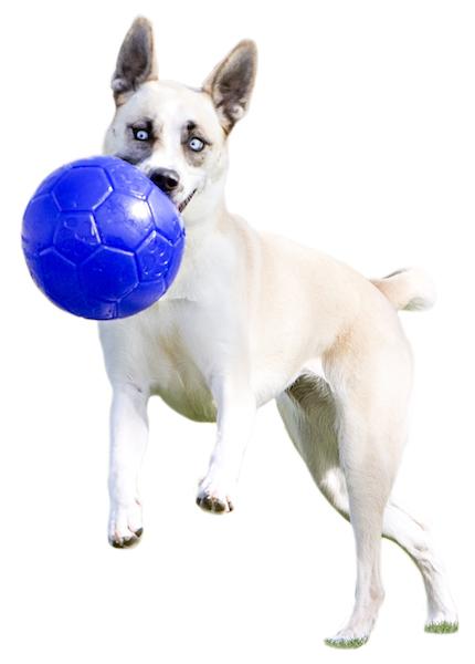Lopta Jolly Soccer Ball 20cm modrá