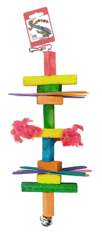 Hračka Birrdeeez Parakeet wooden toy