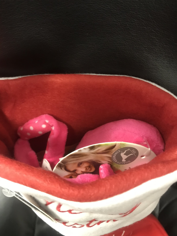 Plná vianočná pančucha Wooly Santa Pink Octopus 1