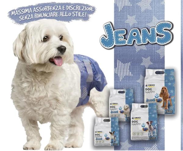 Plienky Dog Nappy Jeans