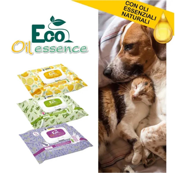 Vlhké vreckovky Oil Essence Lavender 1