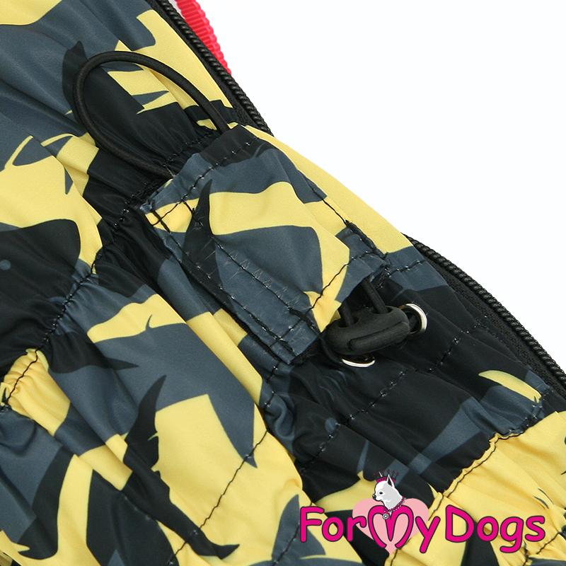 Zimný overal YELLOW CAMOUFLAGE (pre psov) 14/M