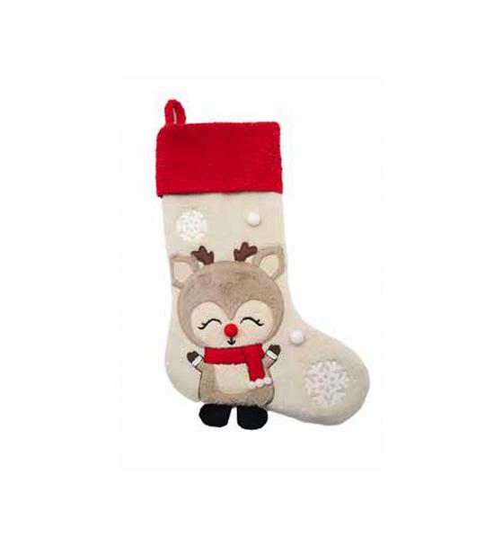 Ponožka na darčeky Xmas Sock Reindeer