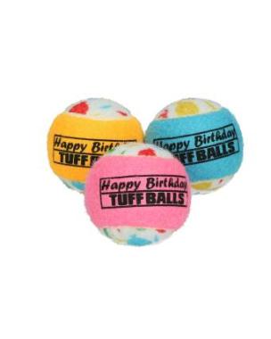 Loptičky Tuff Birthday Balls 6 cmTurbo 3-pk