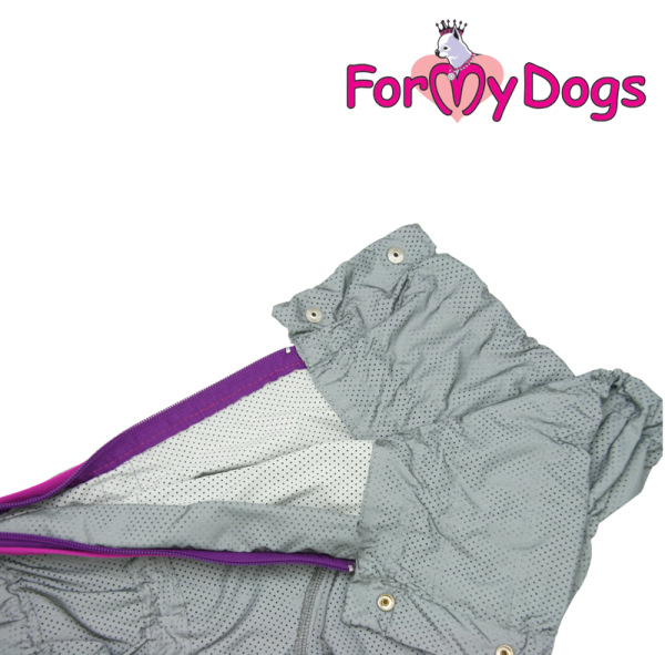 Overal/duster pre westíkov SILVER PINK (pre fenky) A0 4