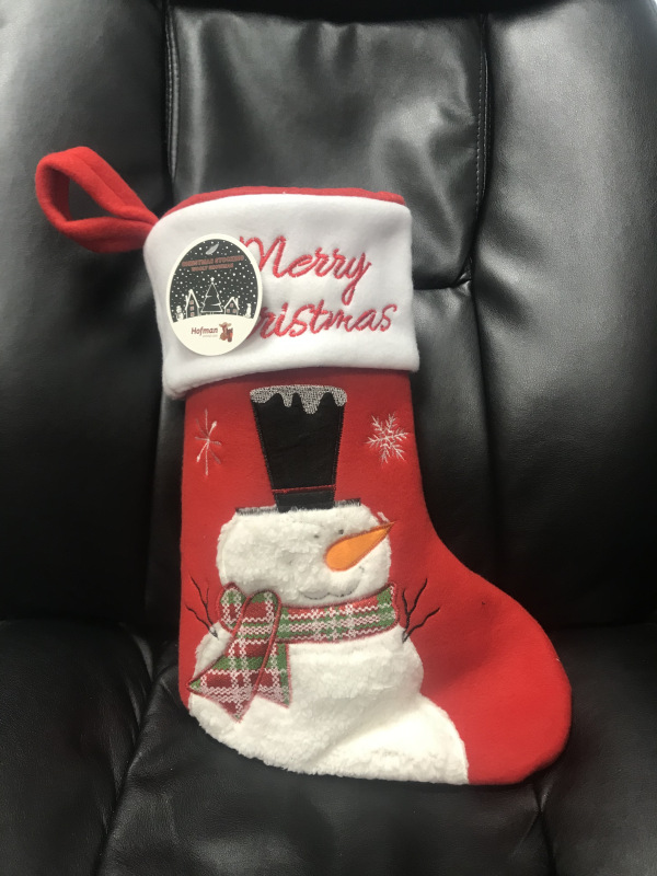 Plná vianočná pančucha Wooly Snowman Moon Ball Orange 1