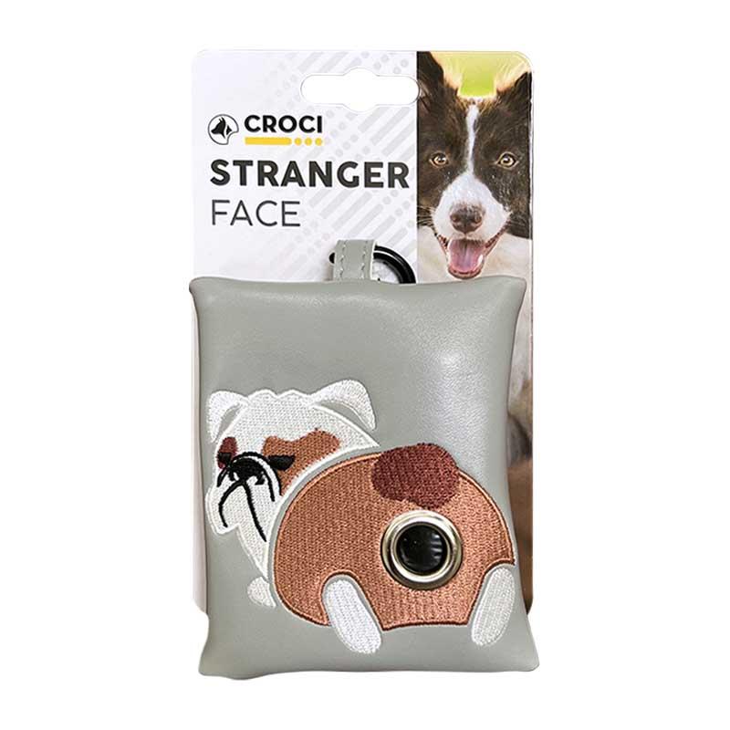 Púzdro na hygienické vrecká Stranger Face Bulldog