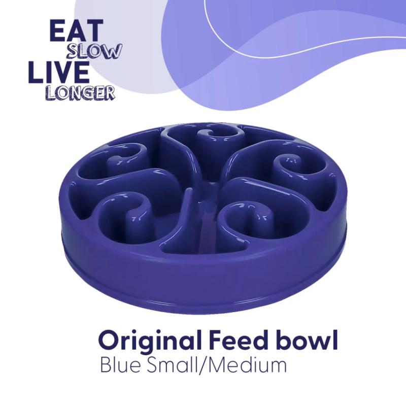 Miska Eat Slow Live Longer Original Blue