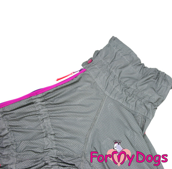 Overal/duster pre westíkov SILVER PINK (pre fenky) A0 3