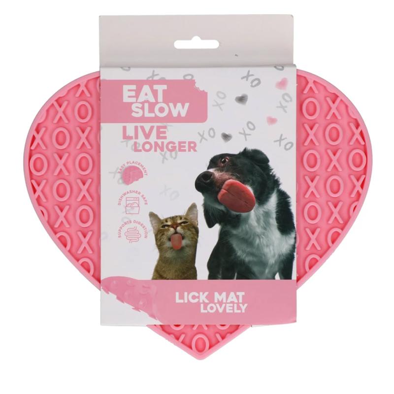 Olizovacia podložka Eat Slow Live Longer Lick Mat Lovely Pink