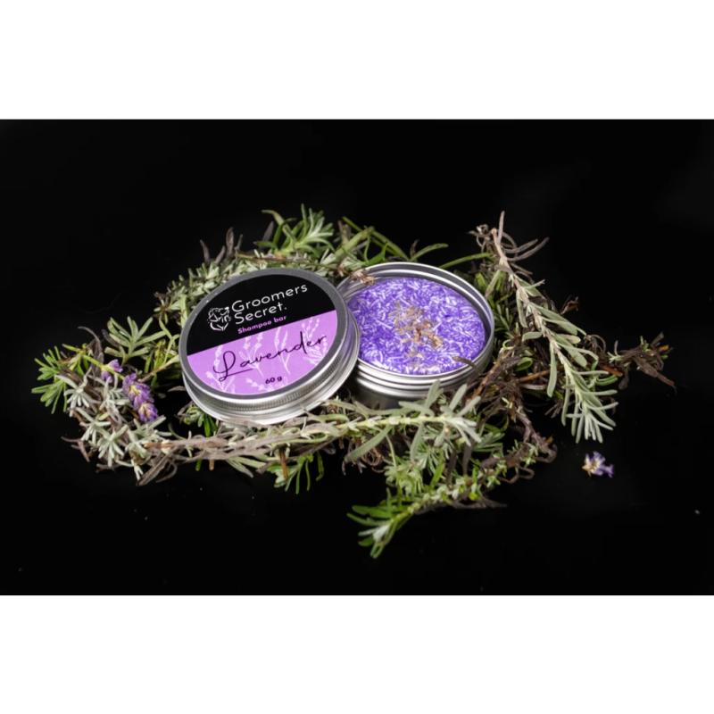 Tuhý šampón Groomers Secret Shampoo bar Aloe Vera Lavender