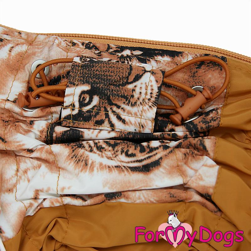 Zimný overal TIGER BROWN (pre fenky) 18/XL