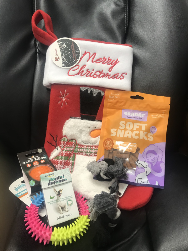 Plná vianočná pančucha Wooly Snowman Moon Ball Orange