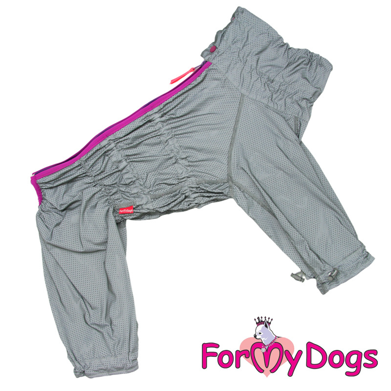 Overal/duster pre westíkov SILVER PINK (pre fenky) A0