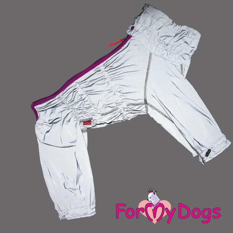 Overal/duster pre westíkov SILVER PINK (pre fenky) A0 1