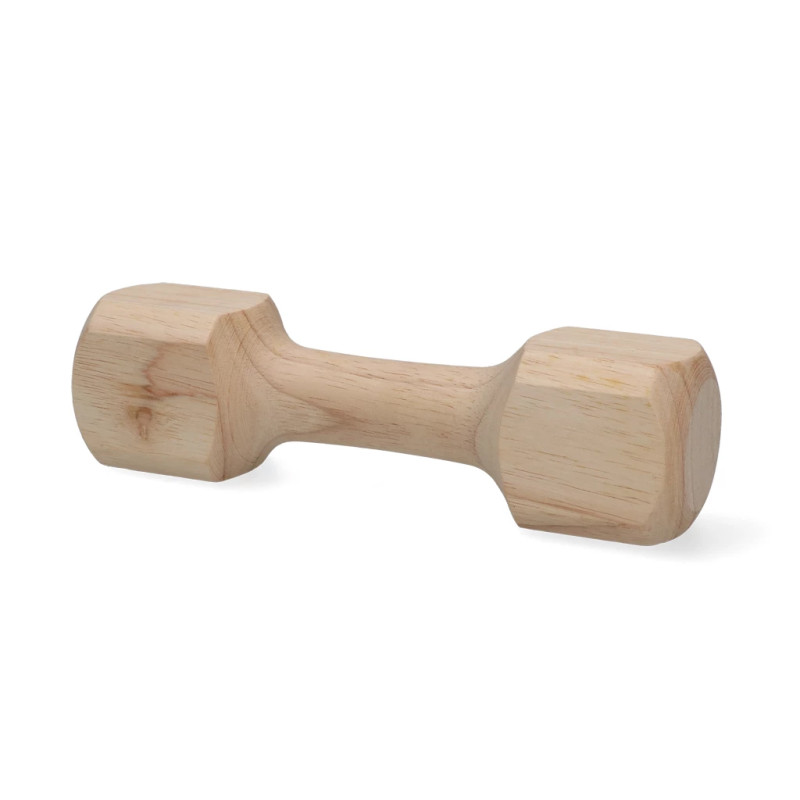 Drevená činka Pawise Wooden retrieving dumbbell M 2