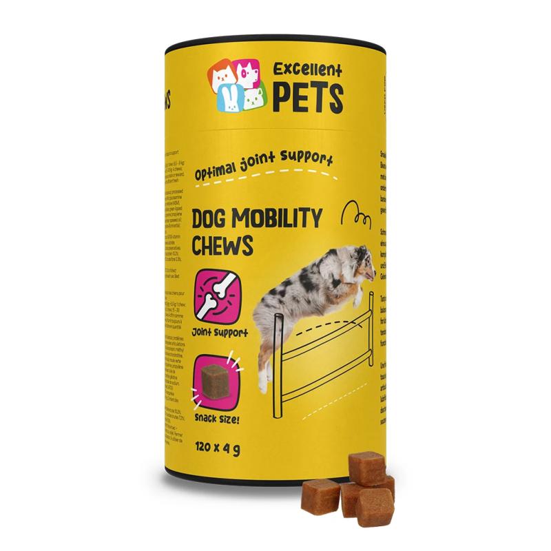 Výživový doplnok pre zdravé kĺby - žuvacie Excellent Pets Dog Mobility Soft Chews 60 ks