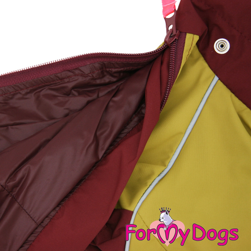Pršiplášť BORDEAUX/OLIVE (pre psov) 14/M 2