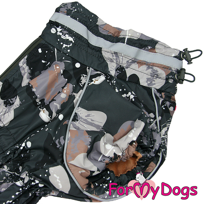 Zimný overal BLACK BROWN (pre psov) K47 4