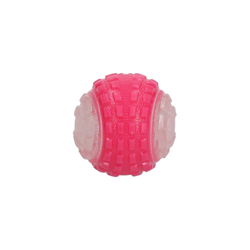 Loptička Dog Comets Glow In The Dark Moon Ball M Pink 2