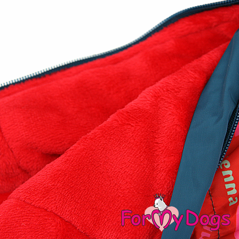 Zimný overal LETTERS RED (pre fenky) 14/M 5