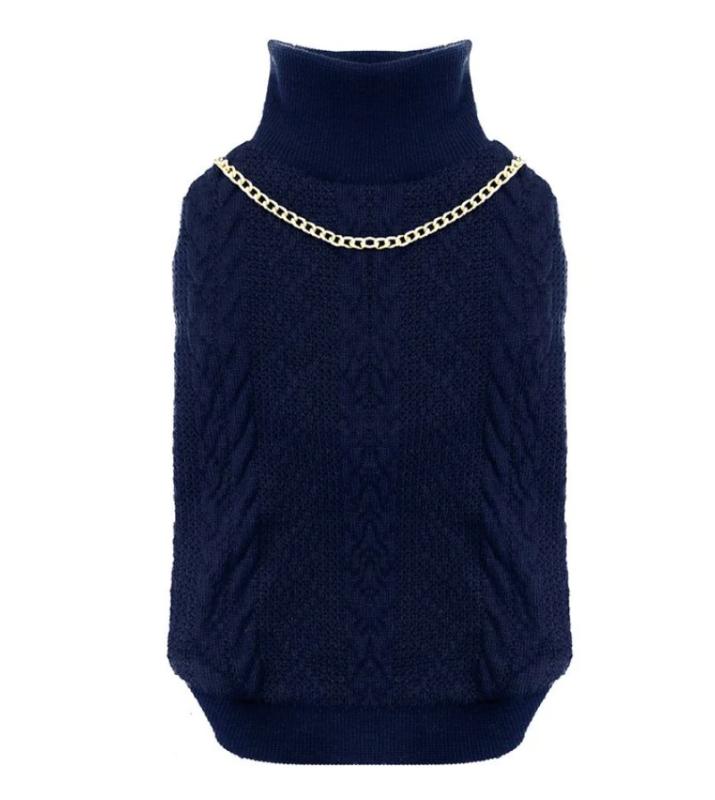 Sveter Chain Navy