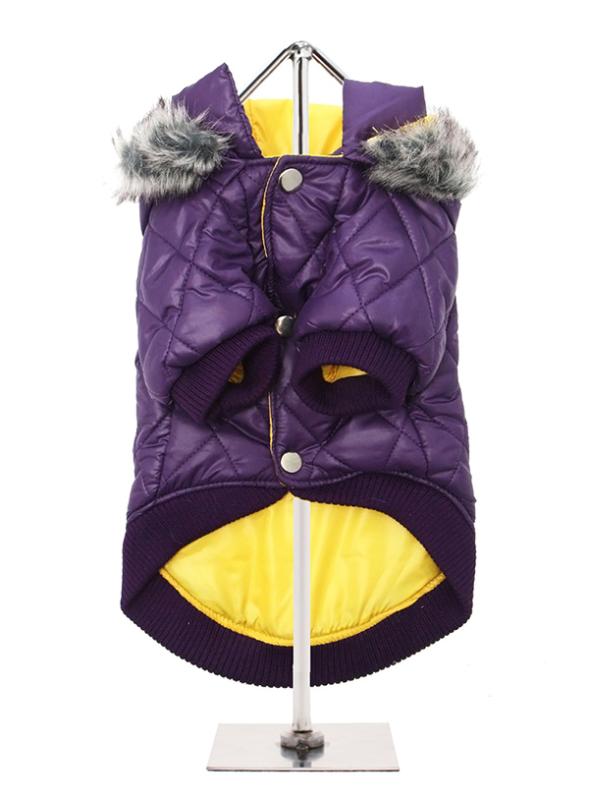 Bunda Thermo Purple Quilted Parka L