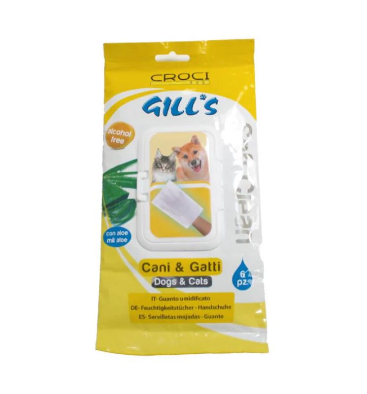 Vlhké vreckovky na umývanie Gill's Soft Clean 6 ks