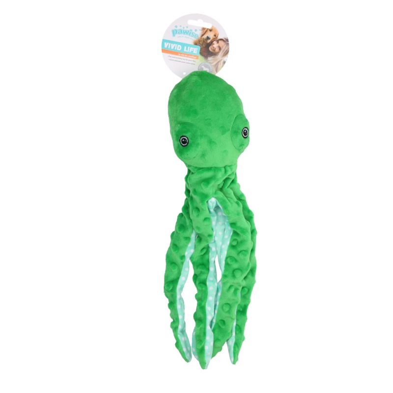 Hračka Pawise Multicolor Plush Octopus S 3
